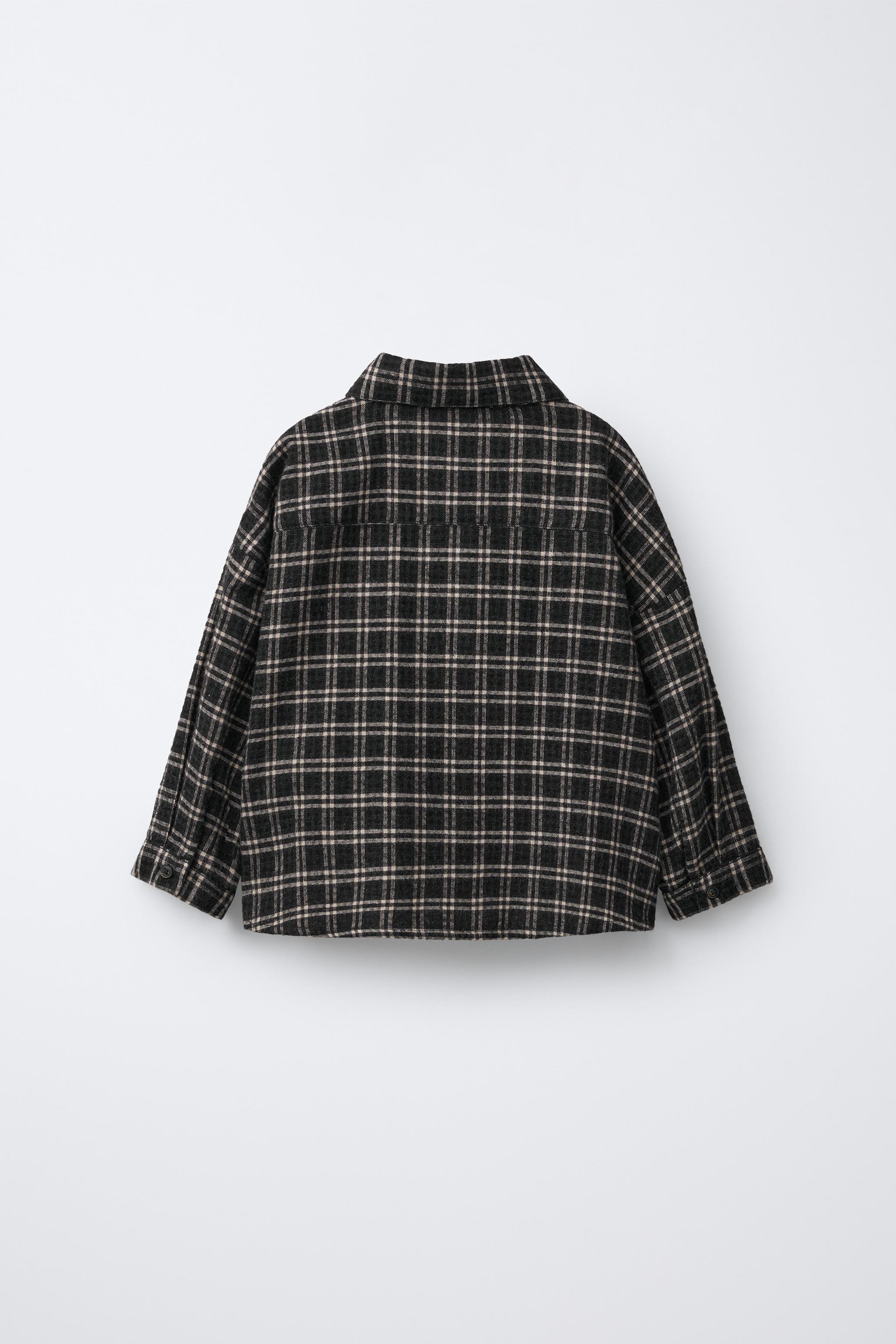 CHEMISE À CARREAUX AVEC POCHE